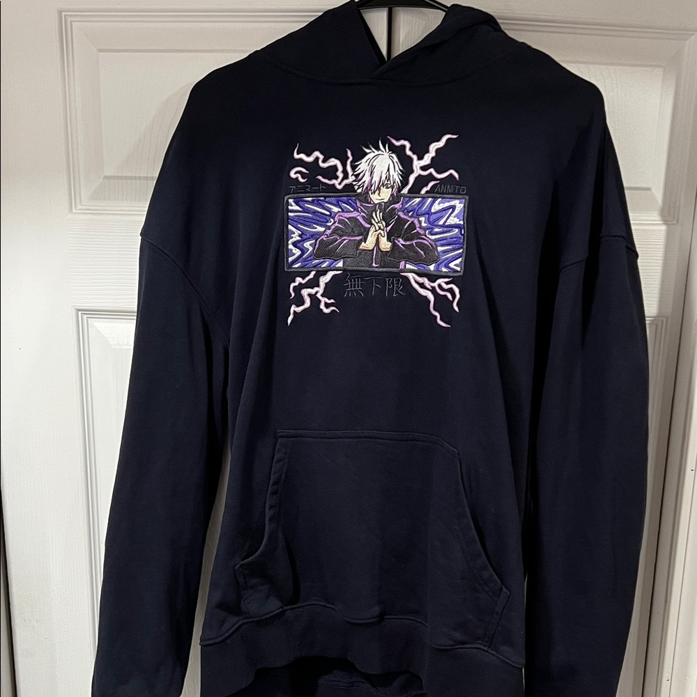 Jjk Black Gojo Hoodie